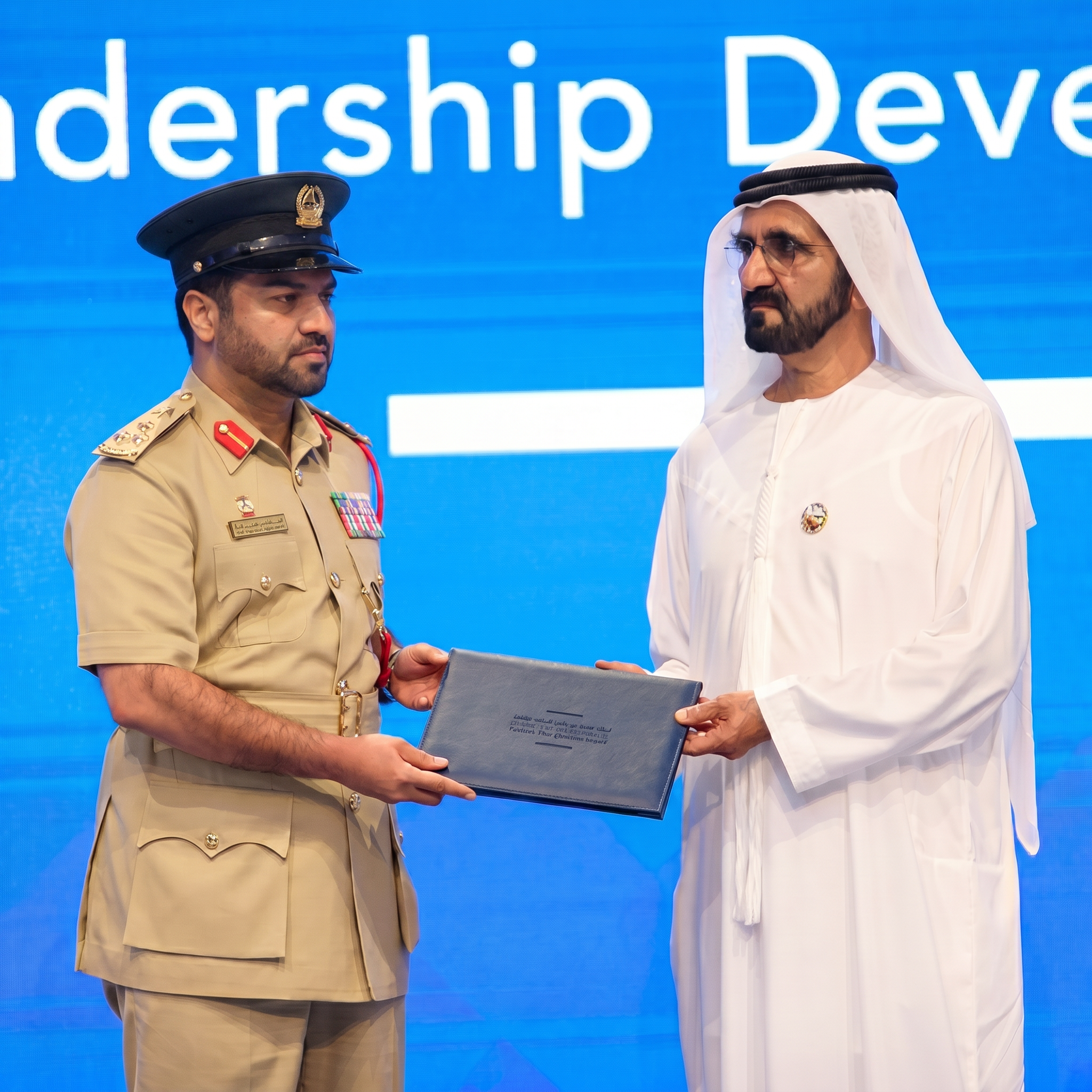 Major General (Ret.) Jamal Al Jallaf received by H.H. Sheikh Mohammed bin Rashid Al Maktoum
