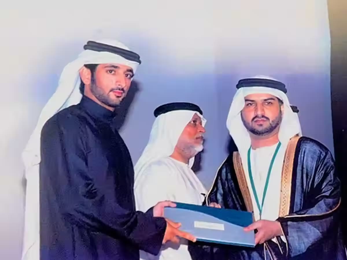 With H.H. Sheikh Hamdan bin Mohammed bin Rashid Al Maktoum